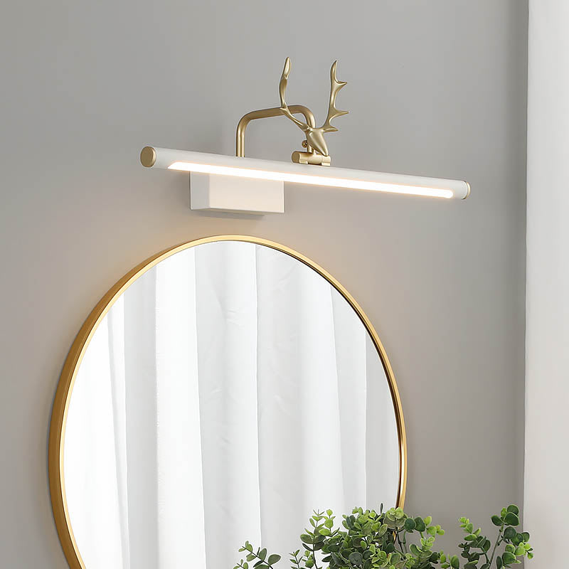 Minimalistische wandkandelspiegel Mirror Lichtwand gemonteerd eenvoudige wandlampwetsen voor toilet
