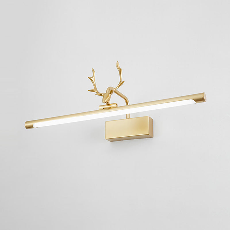 Minimalistische wandkandelspiegel Mirror Lichtwand gemonteerd eenvoudige wandlampwetsen voor toilet