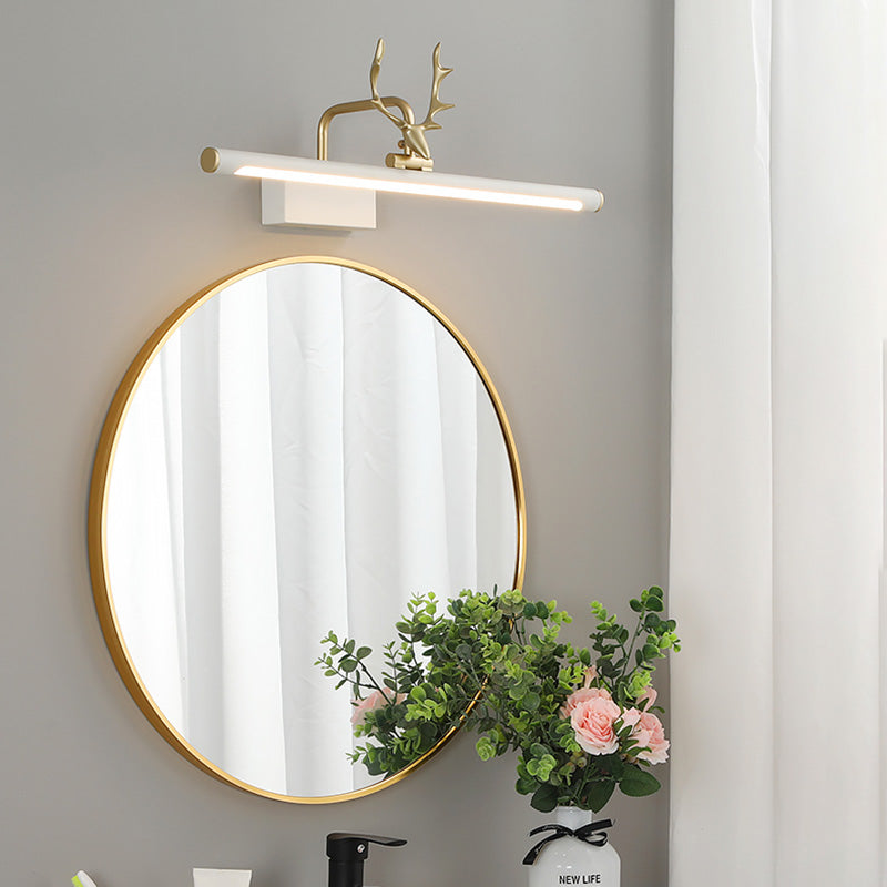 Minimalistische wandkandelspiegel Mirror Lichtwand gemonteerd eenvoudige wandlampwetsen voor toilet