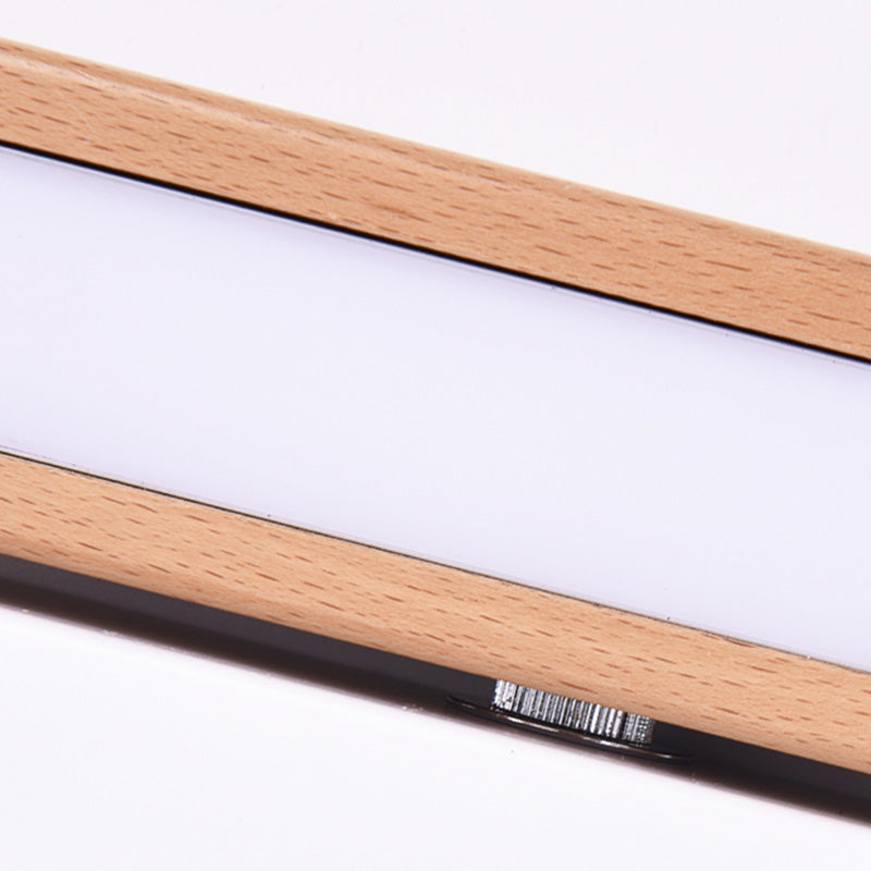 1 luce contemporanea montata a parete contemporanea in legno in legno a filo con la parete con monte