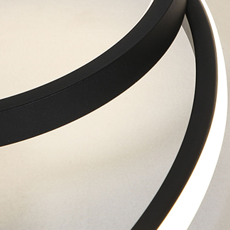 Lámparas circulares de montaje empotrado para techo, accesorios de iluminación modernos para sala de estar