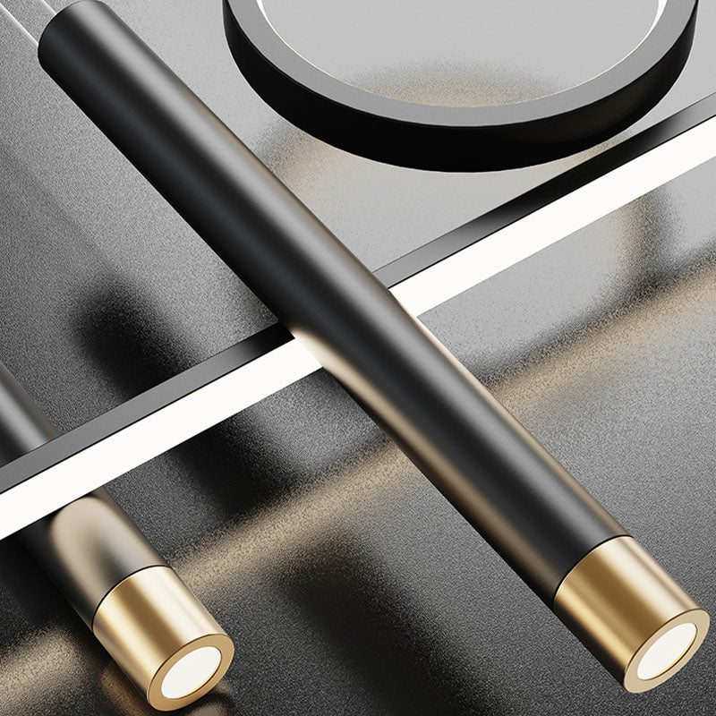 Geometric Chandelier Lighting Fixtures Modern Metal Kitchen Pendant Lights for Dining Room