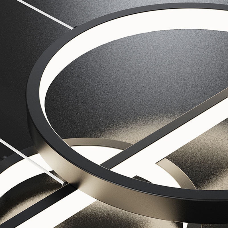 Geometric Chandelier Lighting Fixtures Modern Metal Kitchen Pendant Lights for Dining Room