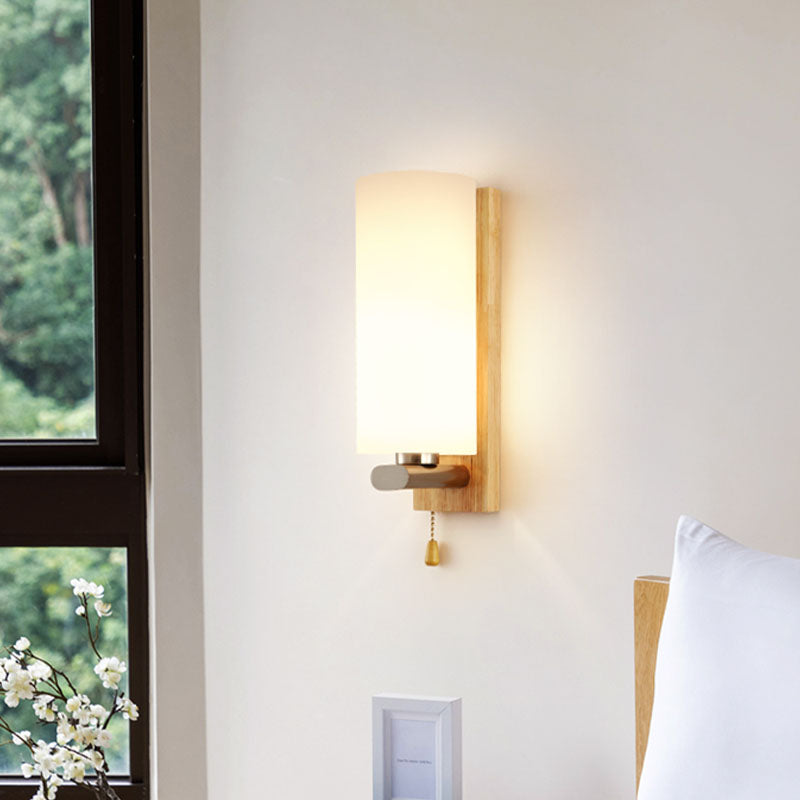 Log de pared cilindroide de color logar