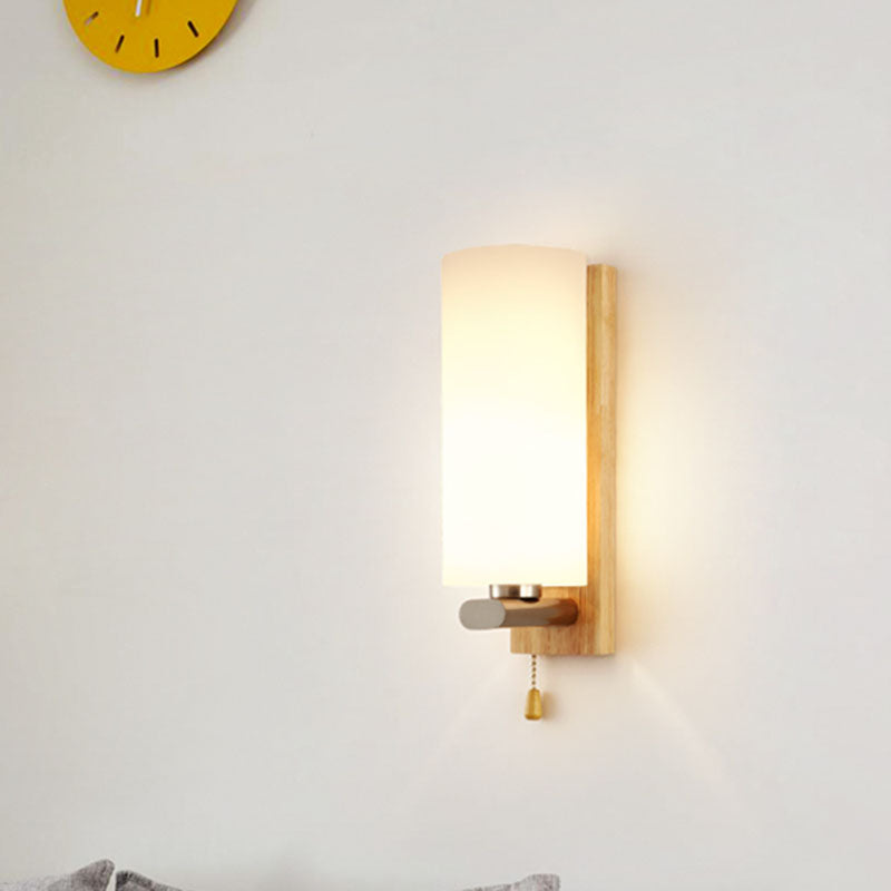 Log de pared cilindroide de color logar