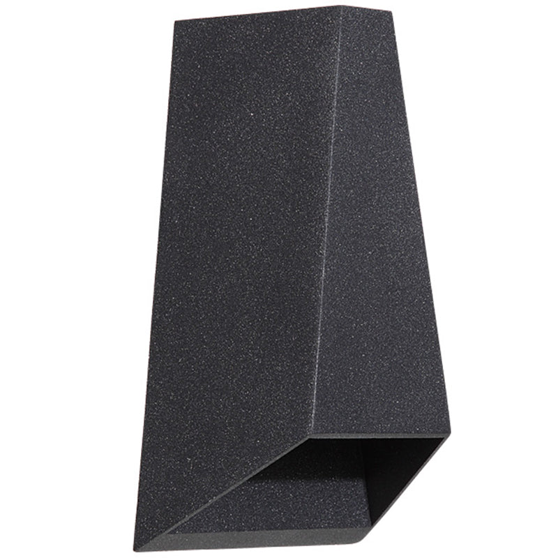 Lámpara de montaje de pared de aluminio moderna de 2 luces apliques de pared al aire libre para jardín