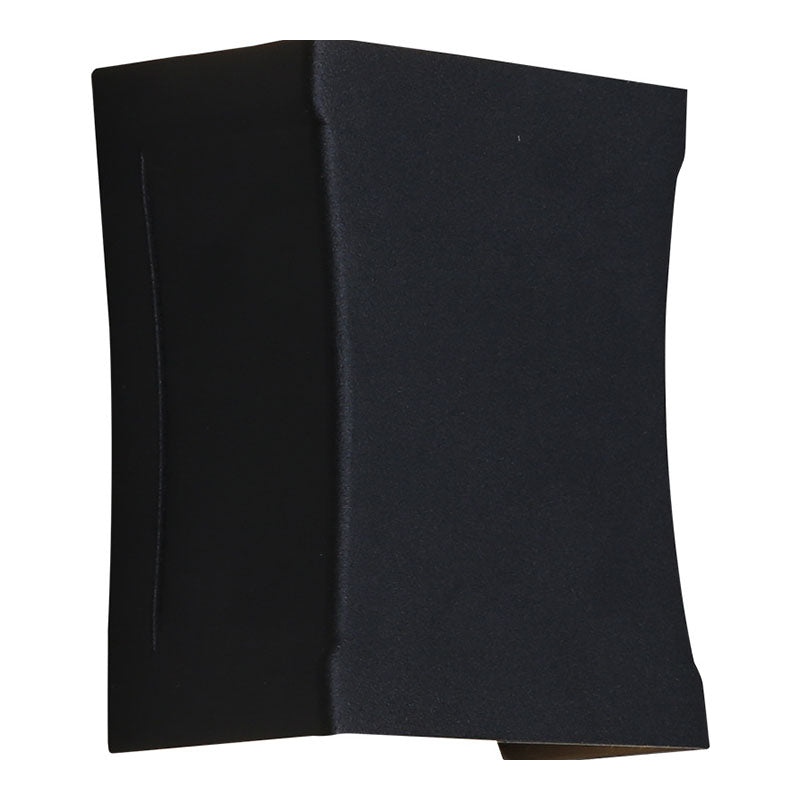 Luz de pared de pared de aluminio al aire libre moderna LED de pared de 2 luces LED de 2 luces