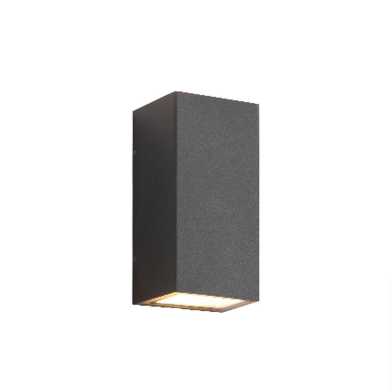 Moderne Metall 2-Licht-Wandhalterung Lampe schwarze Wandleuchten für Balkon