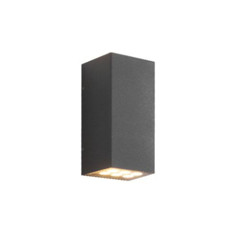 Moderne Metall 2-Licht-Wandhalterung Lampe schwarze Wandleuchten für Balkon