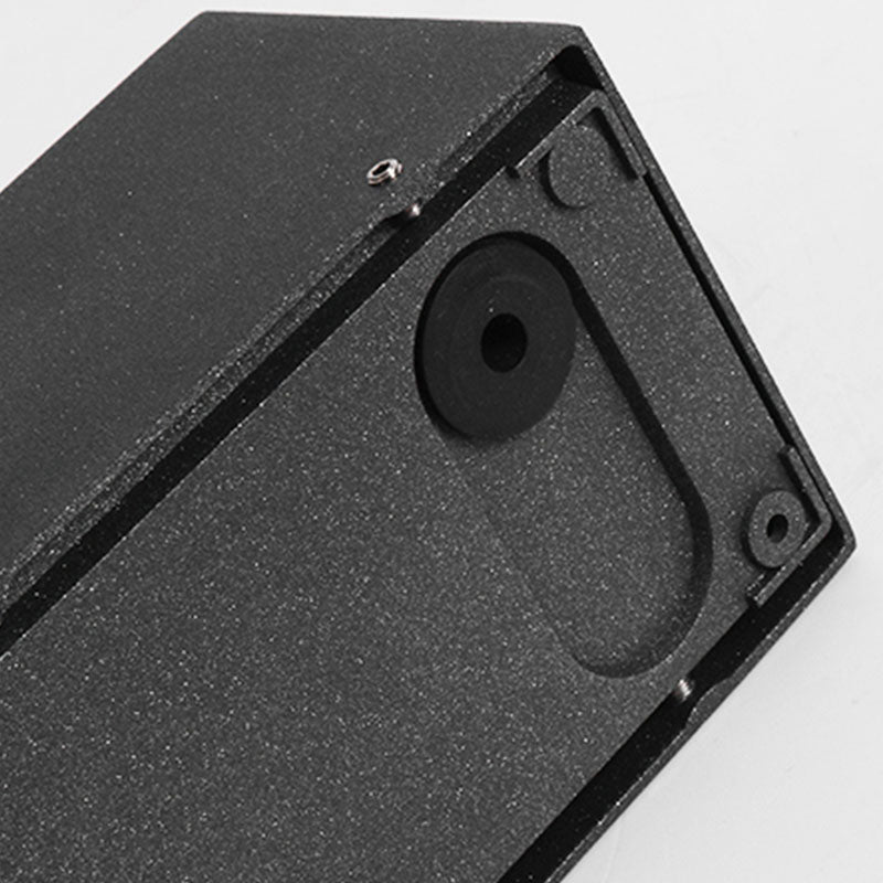 Moderne Metall 2-Licht-Wandhalterung Lampe schwarze Wandleuchten für Balkon