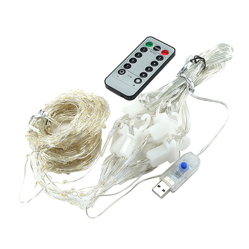 Modern LED Rope Light Fairy 300 Lights Curtain Lights for Christmas Decoration