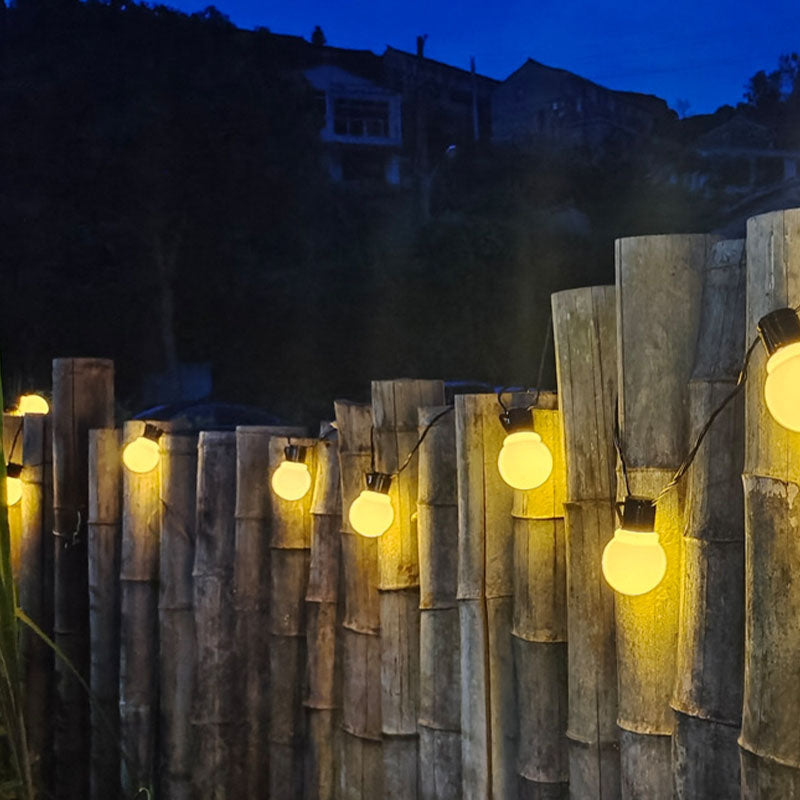 Modern LED Global Rope Light White Outdoor Plastic Light Post for Garden