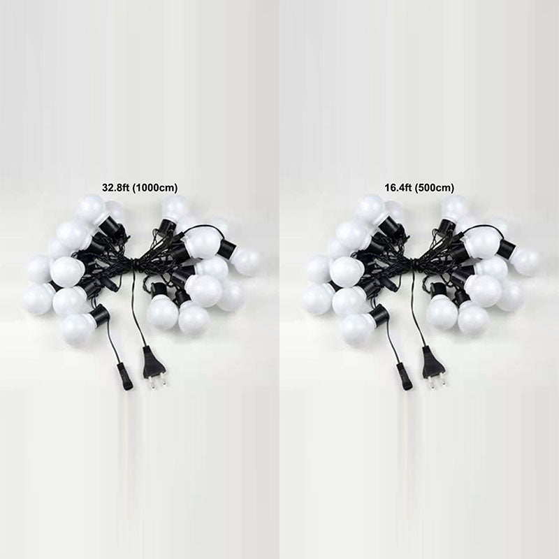 Modern LED Global Rope Light White Outdoor Plastic Light Post for Garden