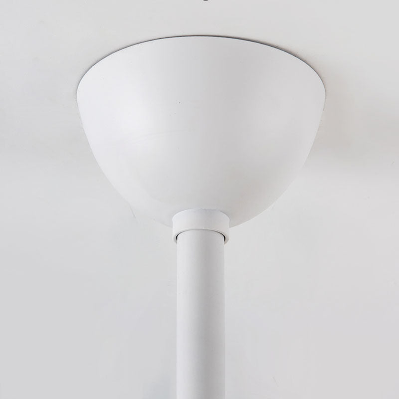 Niños Artísticos LED Light Light Iron Fan Landelier con lámina de madera colorida