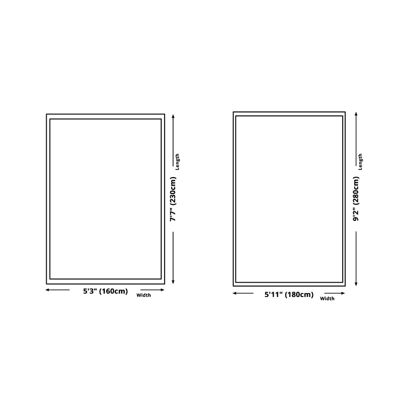 Modern Carpet Geometric Print Indoor Rug Stain Resistant Polyster Area Rug for Living Room