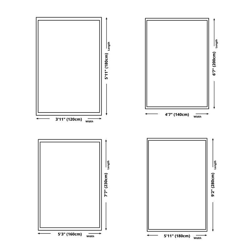 Dark Orange Modern Carpet Polyester Geometric Carpet Washable Carpet for Home Decor