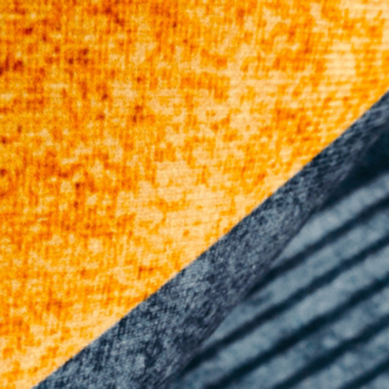 Dark Orange Modern Carpet Polyester Geometric Carpet Washable Carpet for Home Decor