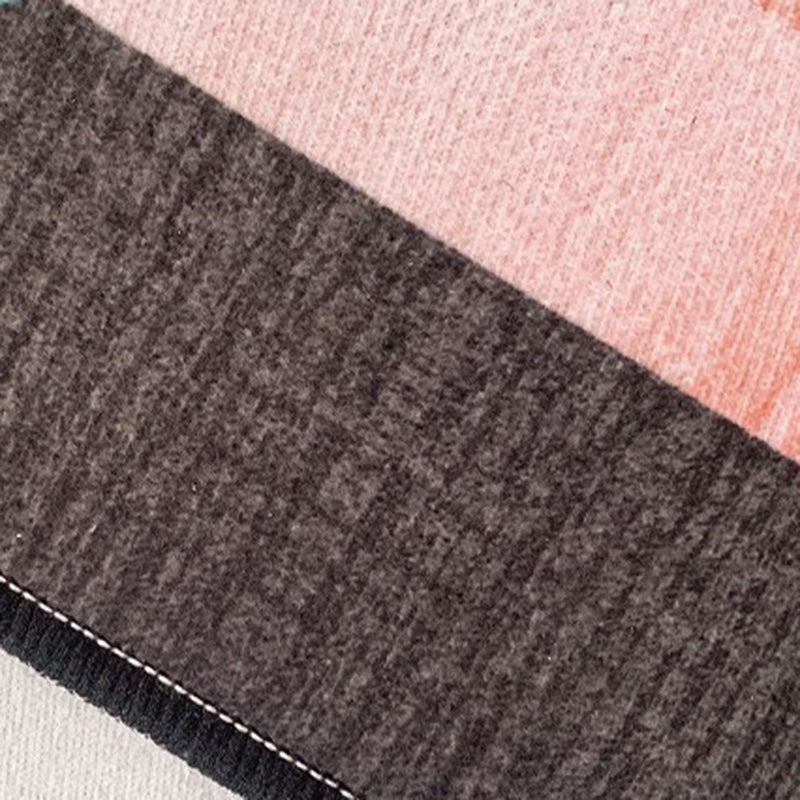 Modern Geometric Printed Rug Polyester Carpet Non-Slip Backing Indoor Carpet for Home Decoration