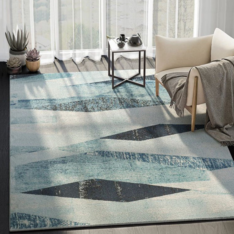 Light Pink Casual Carpet Polyester Line Carpet Washable Carpet for Living Room