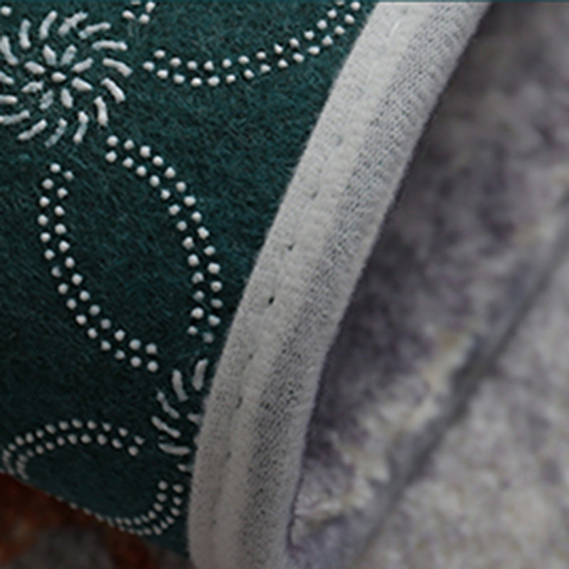 Stylish Geometric Pattern Area Rug Modern Polyester Rug Anti-Slip Easy Care Rug for Living Room