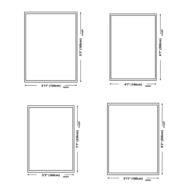 Fancy Brown Area Carpet Modern Plaid Pattern Area Carpet Polyester Stain Resistant Rug for Bedroom