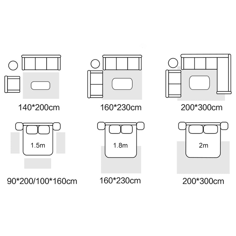 Simplicity Home Decoration Rug Checkered Print Area Carpet Polyester Pet Friendly Indoor Carpet