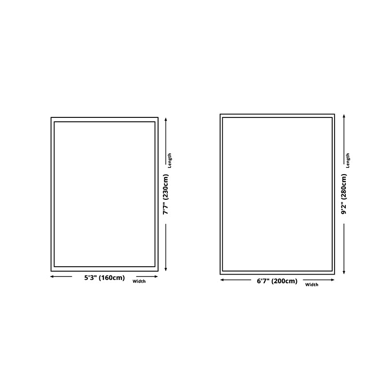 Stylish Modern Area Carpet Geometric Pattern Polyester Area Rug Anti-Slip Rug for Home Decor