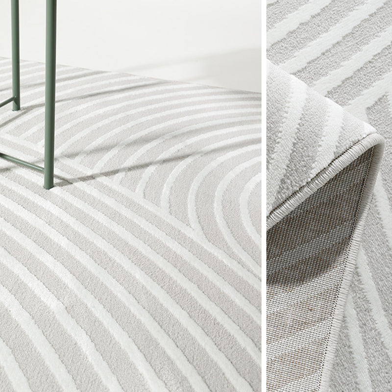 Stylish Modern Area Carpet Geometric Pattern Polyester Area Rug Anti-Slip Rug for Home Decor