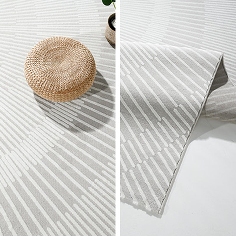Stylish Modern Area Carpet Geometric Pattern Polyester Area Rug Anti-Slip Rug for Home Decor