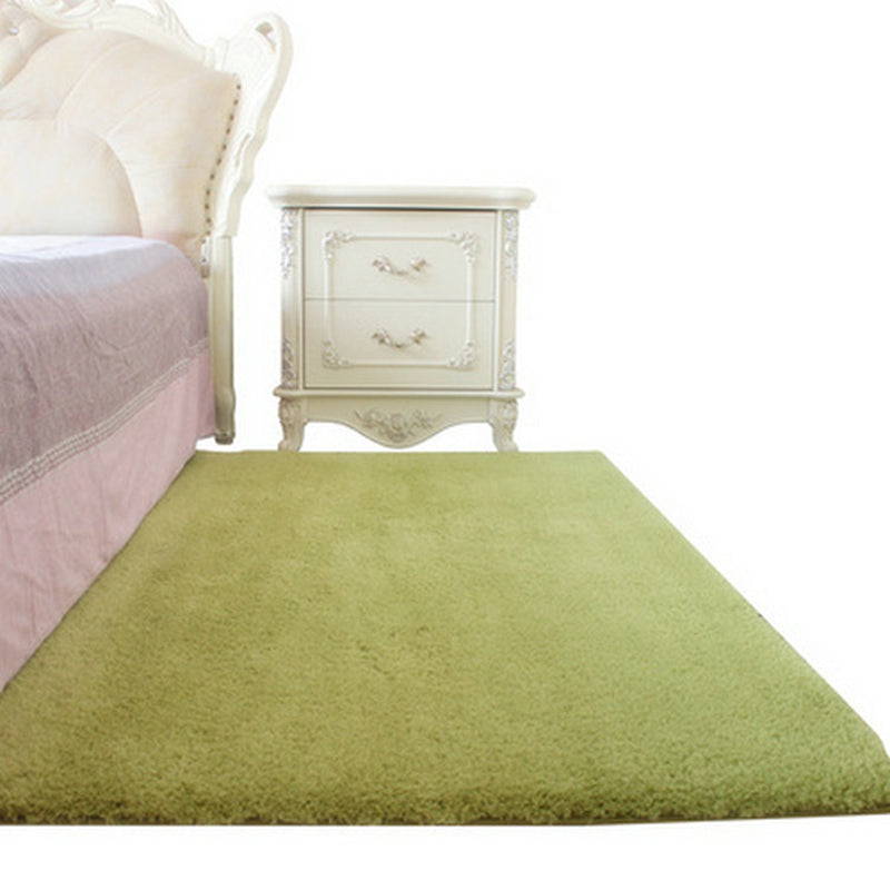 Camel Modern Rug Polyester Pure Color Indoor Rug Non-Slip Backing Rug for Living Room