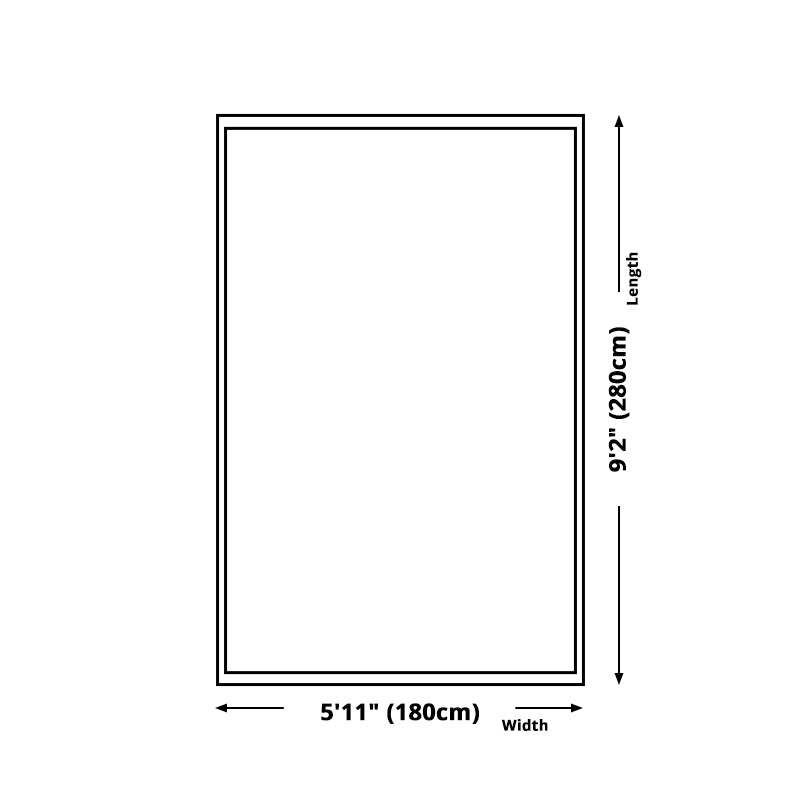 Classic Washable Rug Funky Geometric Carpet Polyster Living Room Area Rug with Non-Slip Backing