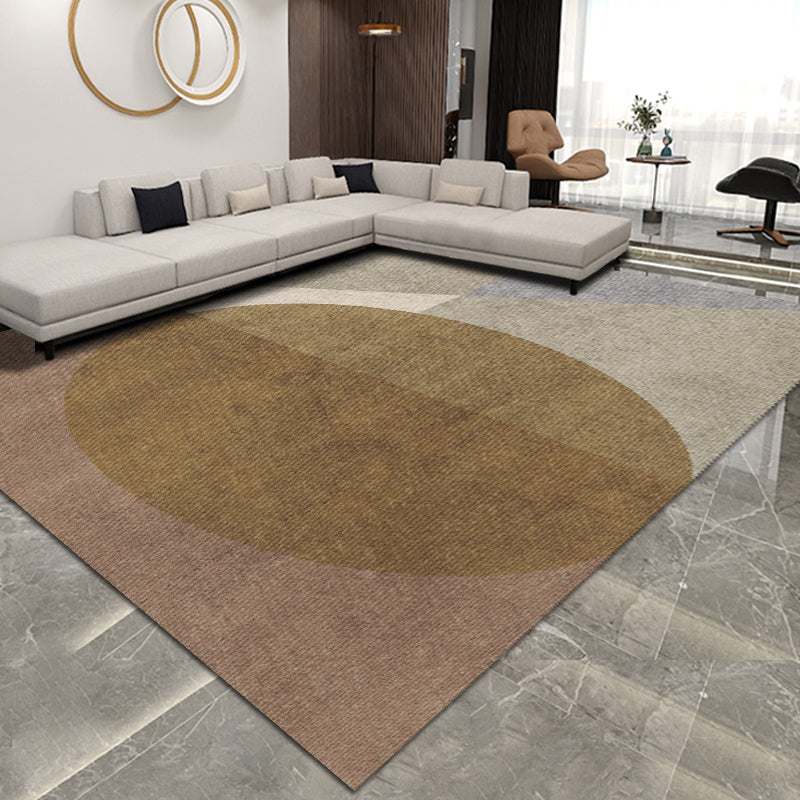 Tapis de zone moderne bleu bloc de couleur tapis de zone en Polyester tapis de support antidérapant pour la décoration intérieure