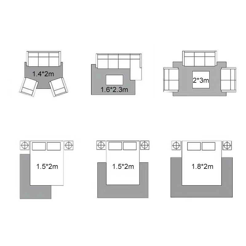 Grey Modern Area Rug Stripe Pattern Polyester Area Carpet Non-Slip Backing Rug for Living Room