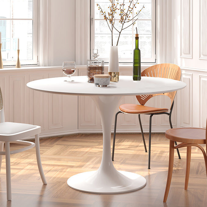 Tavolo da pranzo standard bianco contemporaneo tavolo da pranzo in pietra sinterizzato per cucina