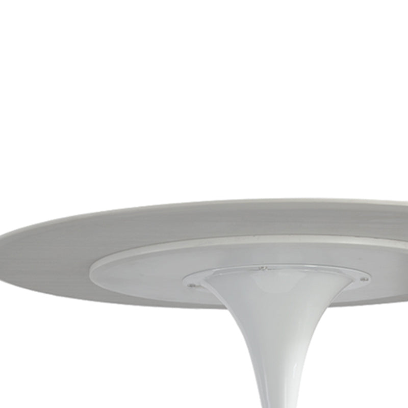 Modern Round Dining Room Table Sintered Stone Dining Table with Tulip Base