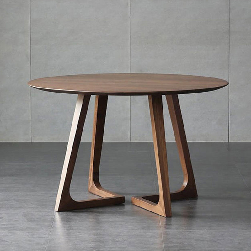 Ronde dubbele voetstuk eetplaats tafel eigentijdse stijl dinette tafel