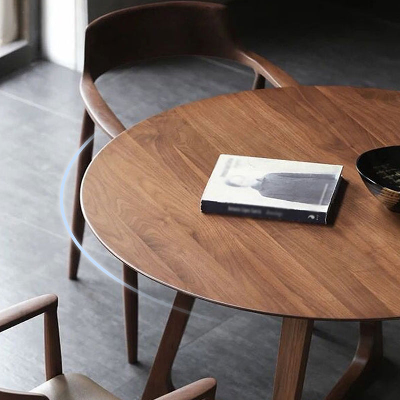 Ronde dubbele voetstuk eetplaats tafel eigentijdse stijl dinette tafel