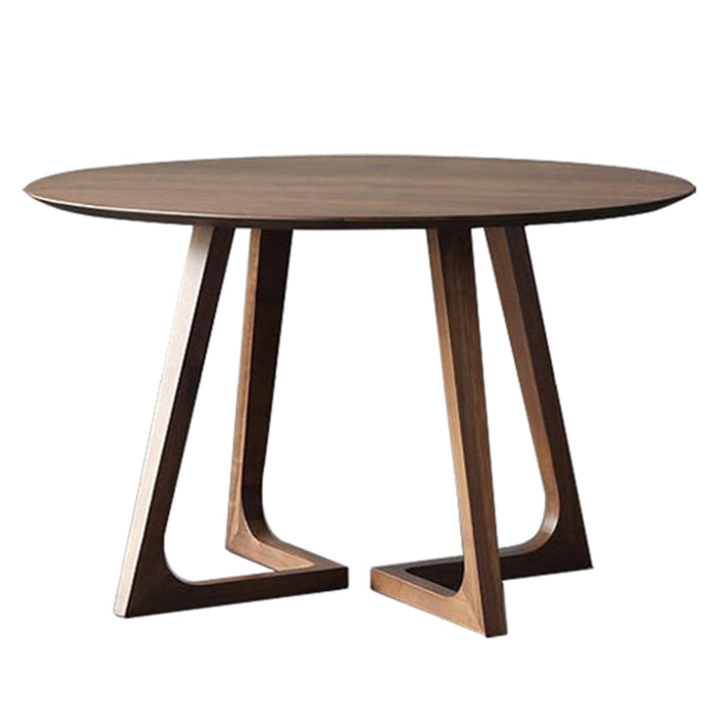 Ronde dubbele voetstuk eetplaats tafel eigentijdse stijl dinette tafel