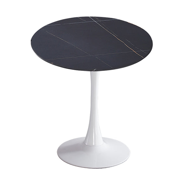 Moderne ronde eettafel gesinterde stenen eettafel met tulpbasis voor thuiskeukendiner