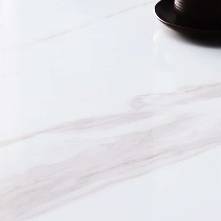 Moderne ronde eettafel gesinterde stenen eettafel met tulpbasis voor thuiskeukendiner