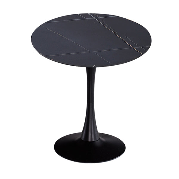 Moderne ronde eettafel gesinterde stenen eettafel met tulpbasis voor thuiskeukendiner