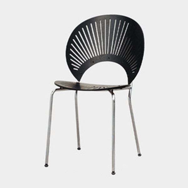 Contemporary Style Metal Chair Set Kitchen Dining Windsor Back Side Chairs