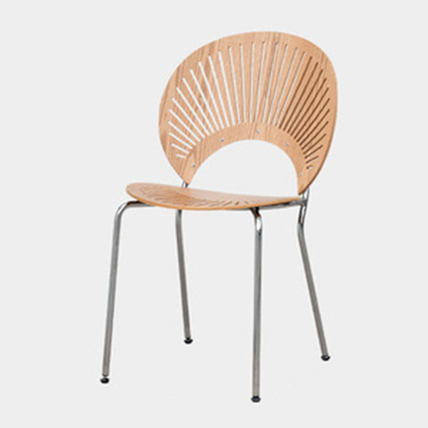 Contemporary Style Metal Chair Set Kitchen Dining Windsor Back Side Chairs