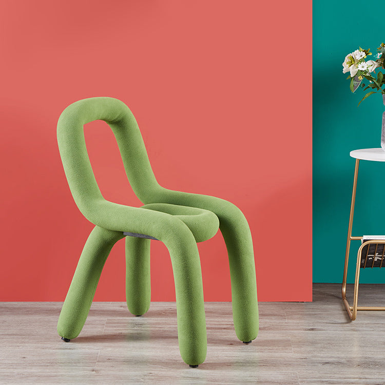 Modern Indoor-Outdoor Side Chair Multicolor Open Back Side Dining Chairs