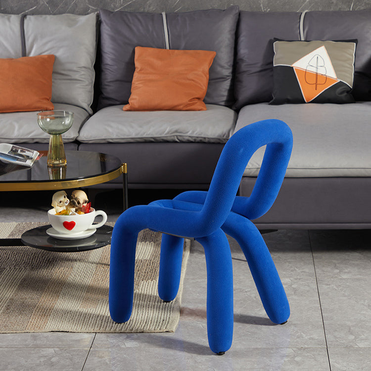 Modern Indoor-Outdoor Side Chair Multicolor Open Back Side Dining Chairs