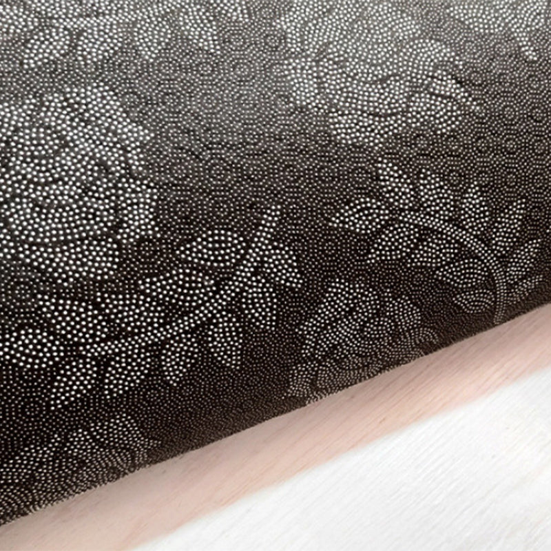 Purple Modern Rug Polyester Castle Rug Non-Slip Backing Rug for Living Room