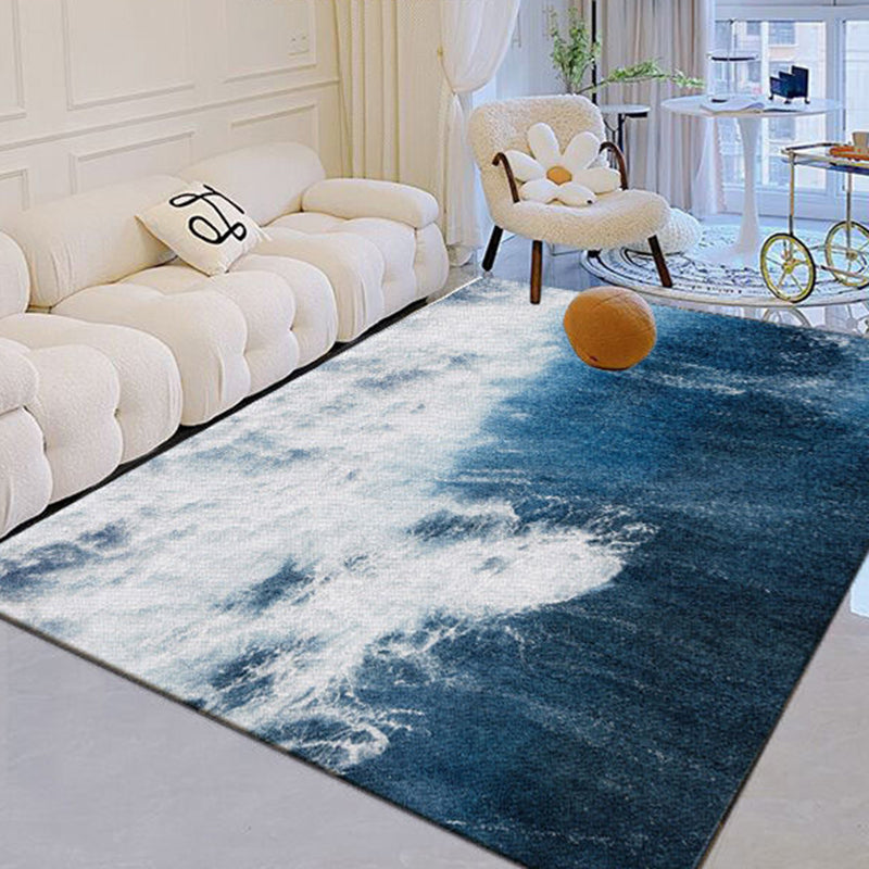 Modern Abstract Art Rug Polyester Carpet Polyester Pet Friendly Indoor Carpet for Living Room