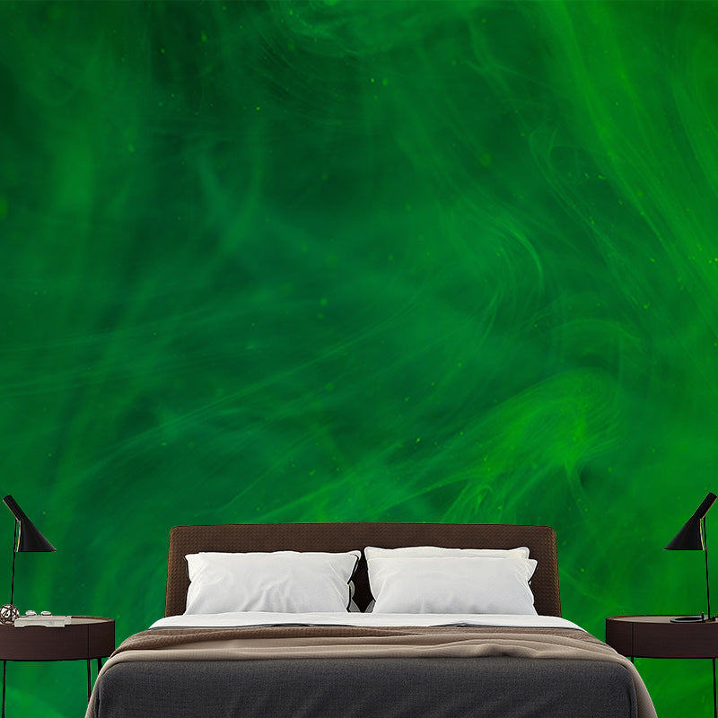 Abstract muurschilderingbehang Zachte kleur Schimmelbestendig voor rustkamerdecoratie