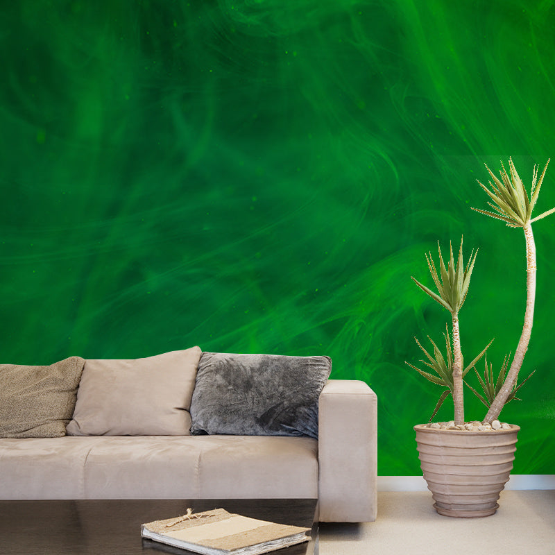 Abstract muurschilderingbehang Zachte kleur Schimmelbestendig voor rustkamerdecoratie