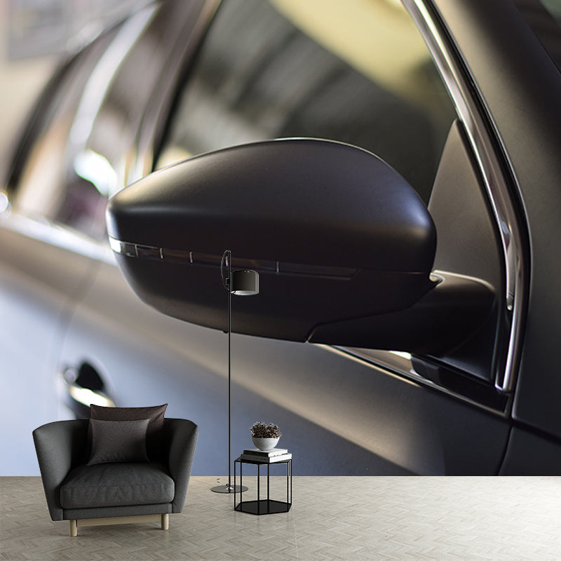 Car Mural Mildew Resistant Wall Covering for Living Room Decoration, Custom Size Available